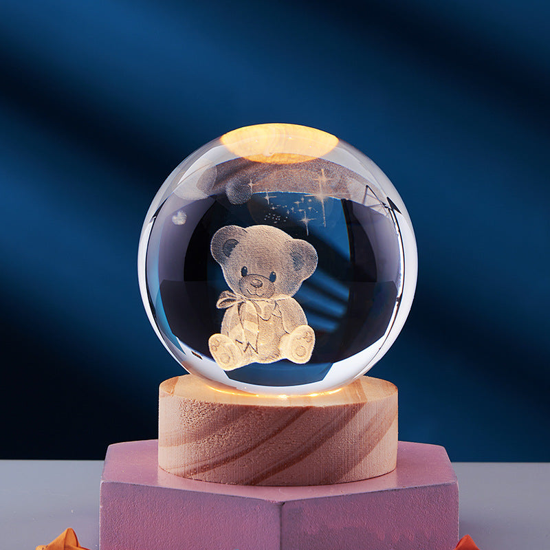 Chic and Style | 3D Crystal Night Light
