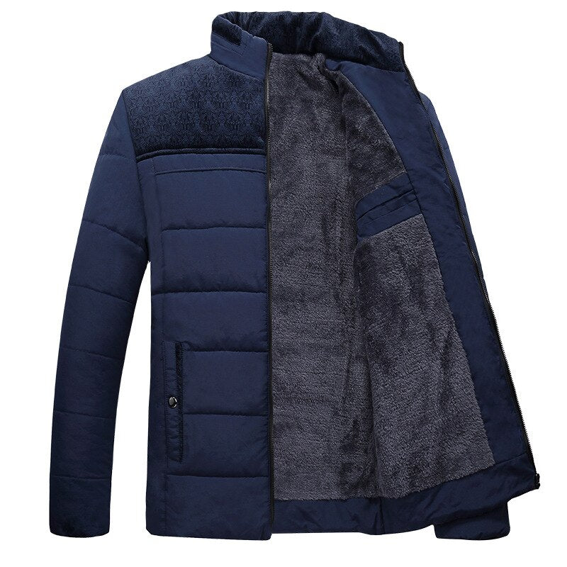 Chic und Stil | Quilted jacket - Regular fit - Stand collar - Plush lined - Structured shoulders