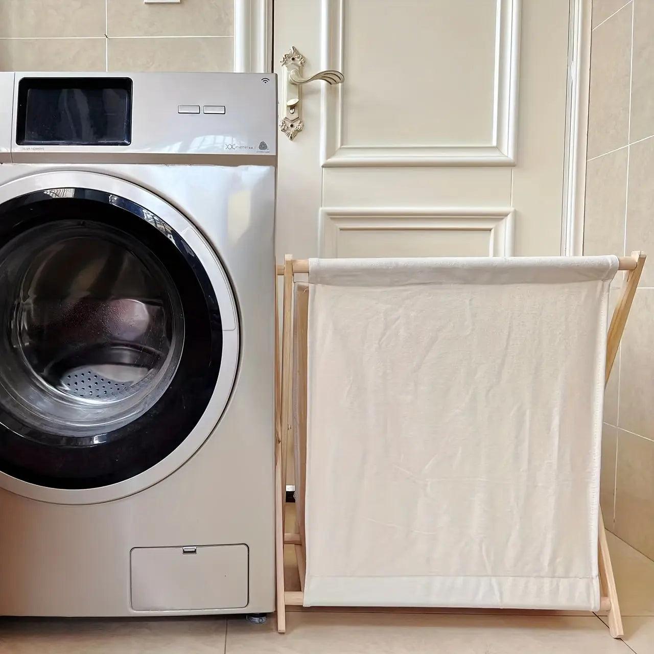 Panier à Linge - Bois Massif-Badkamer-ChicUndStil