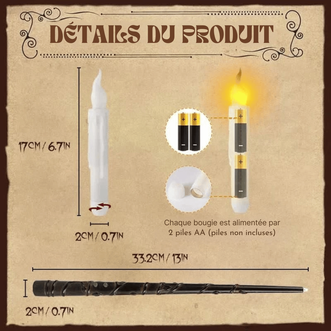 Bougies Magiques | Betoverde Nacht Kaarsen-Halloween-ChicUndStil