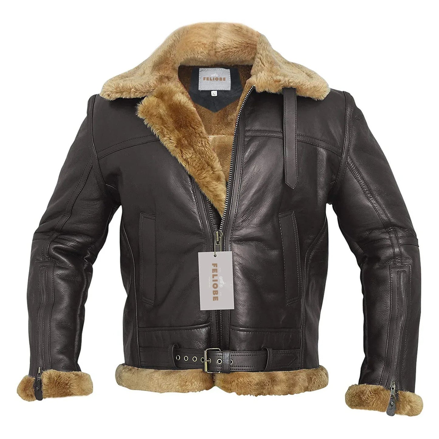 Chic und Stil | B3 - Shearling pilot jacket for luxury and warmth
