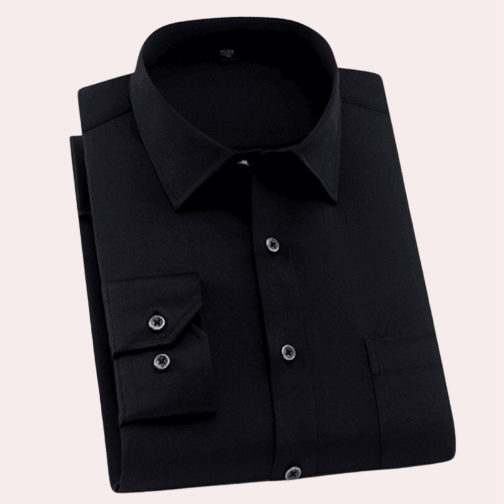 Chic und Stil | Chemise classique sans plis pour hommes