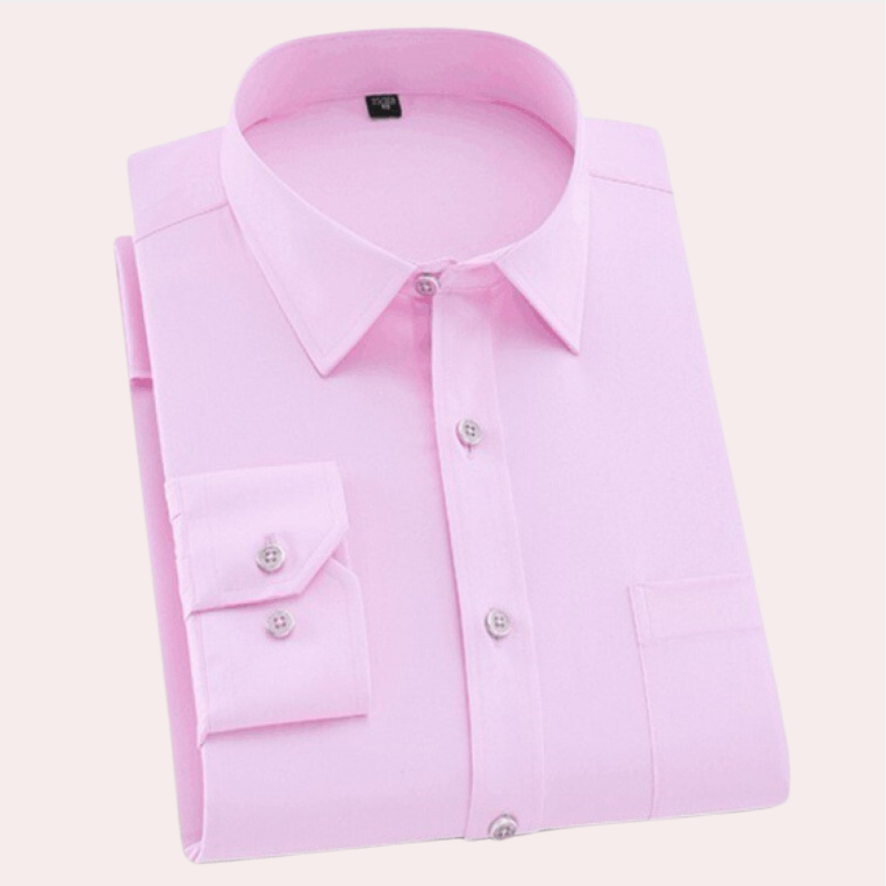 Chic und Stil | Chemise classique sans plis pour hommes