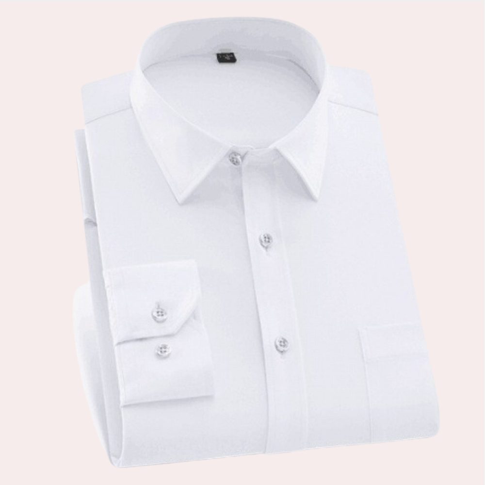 Chic und Stil | Chemise classique sans plis pour hommes