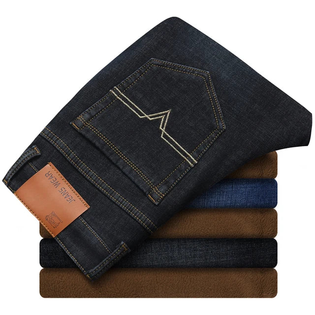 Chic and Style | LOUIS | Fashionable warmth with FREEZEFRAME DENIM | Men's winter pants with Bulu