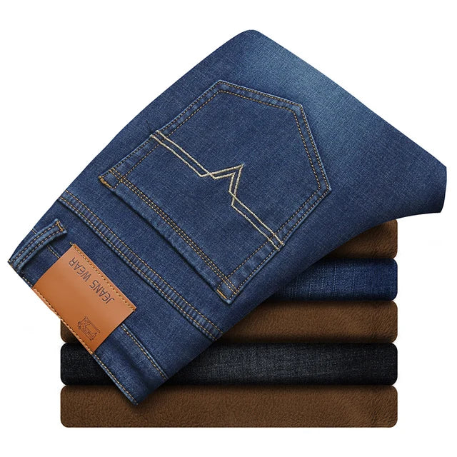 Chic and Style | LOUIS | Fashionable warmth with FREEZEFRAME DENIM | Men's winter pants with Bulu