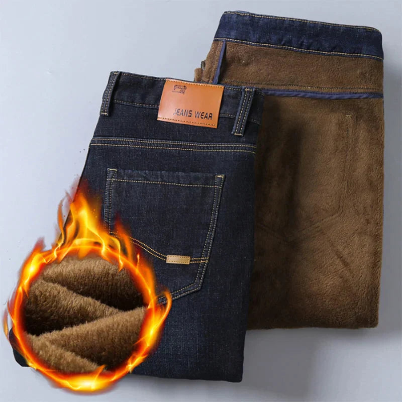 Chic and Style | LOUIS | Fashionable warmth with FREEZEFRAME DENIM | Men's winter pants with Bulu