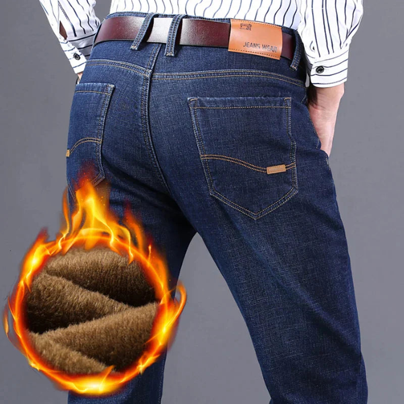 Chic and Style | LOUIS | Fashionable warmth with FREEZEFRAME DENIM | Men's winter pants with Bulu