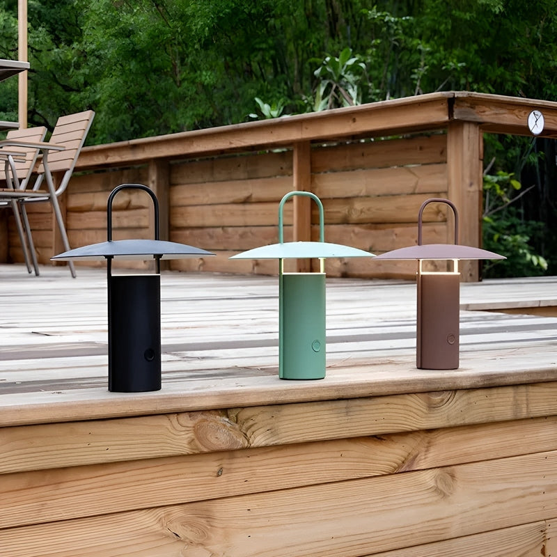 Lampe de Jardin Étanche Rechargeable - Lumières LED Extérieures Sans Fil-Luminaires d'extérieur / solaires-ChicUndStil
