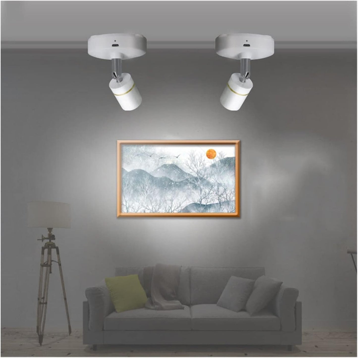 Chic and Style | Wireless, rechargeable LED spotlight and desk lamp with remote control