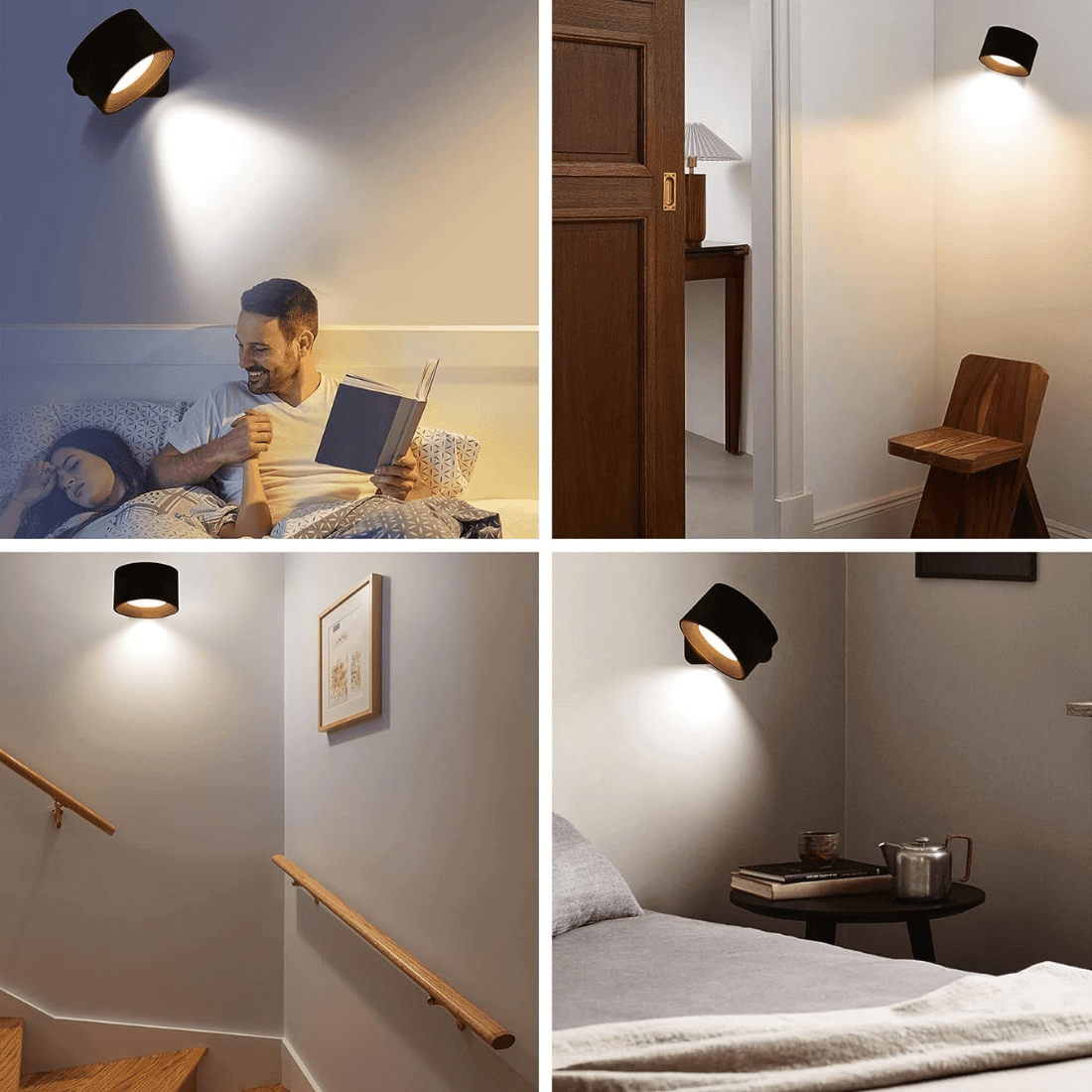 Chic and Stil | 360° rechargeable wireless wall lamp