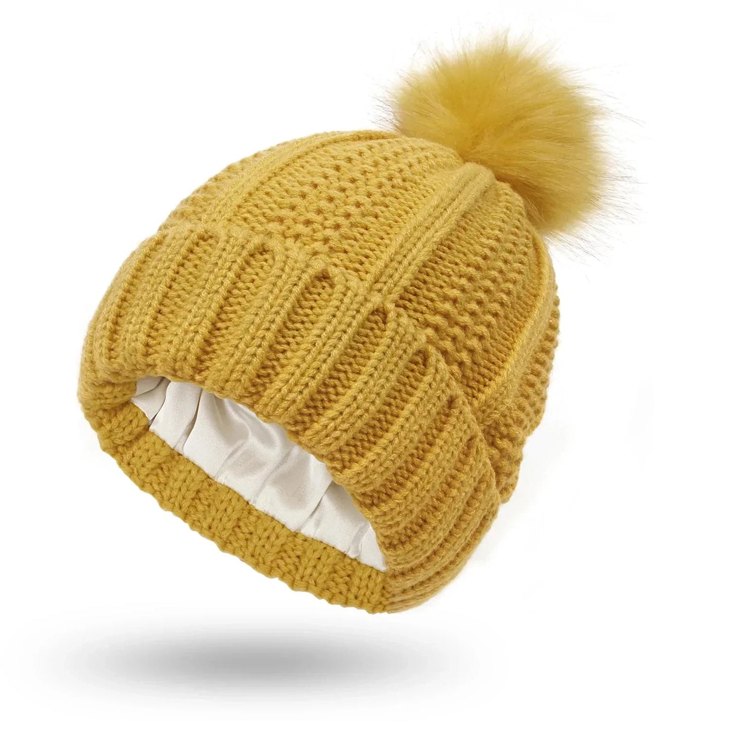 Chic and Style | Satin-lined knitted hat