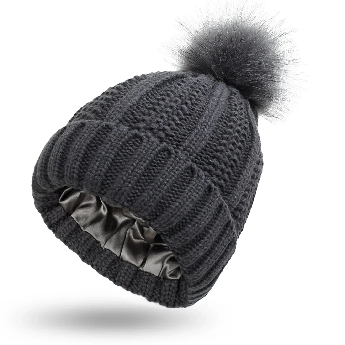 Chic and Style | Satin-lined knitted hat