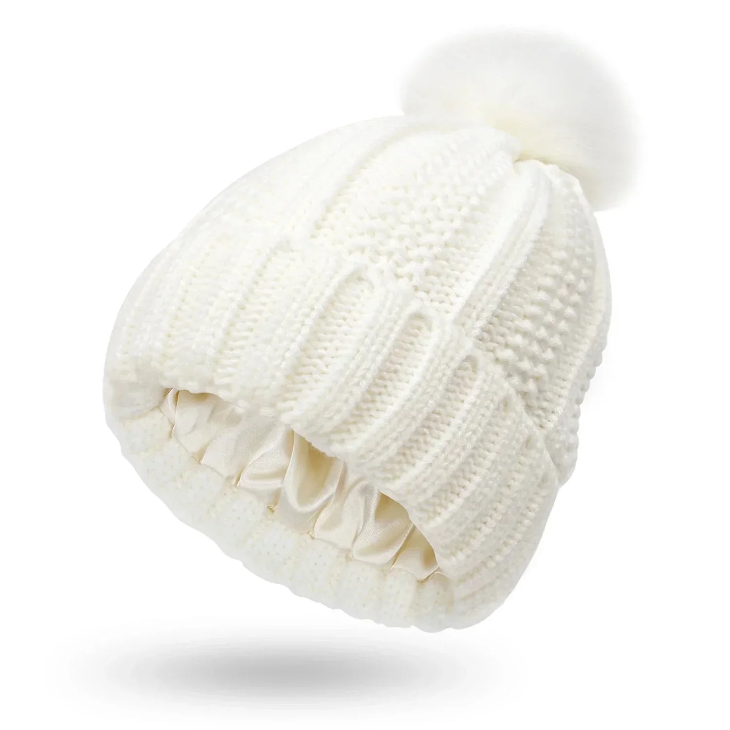 Chic and Style | Satin-lined knitted hat