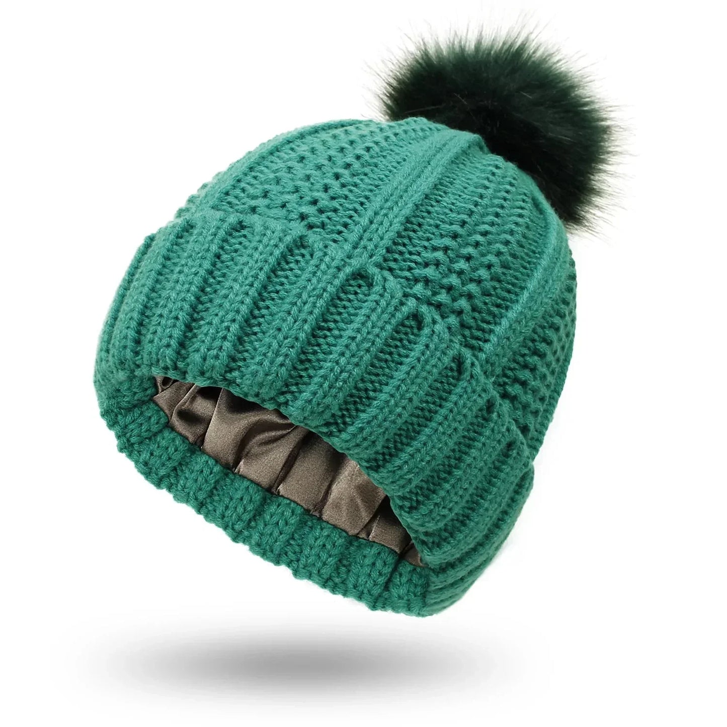 Chic and Style | Satin-lined knitted hat
