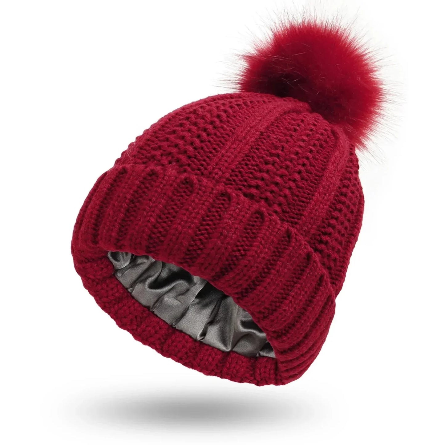 Chic and Style | Satin-lined knitted hat