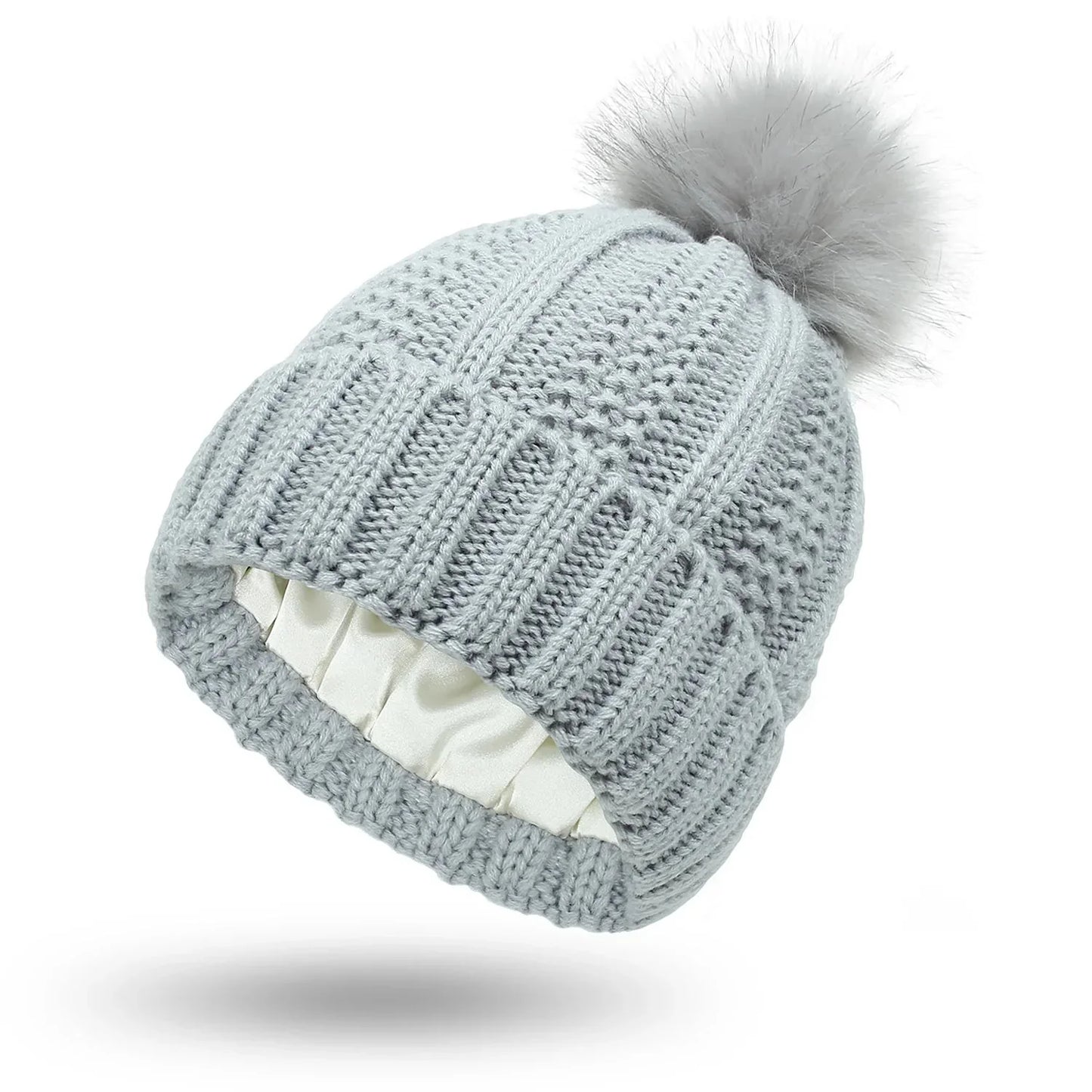 Chic and Style | Satin-lined knitted hat
