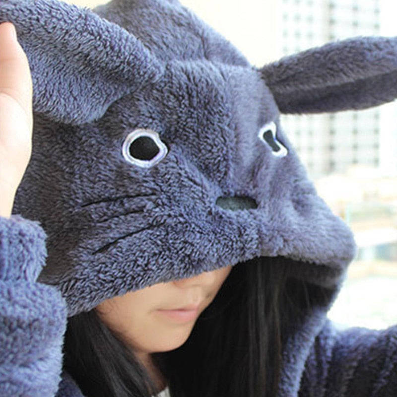 Chic and Stil | Kawaii Totoro Oversized Hoodie