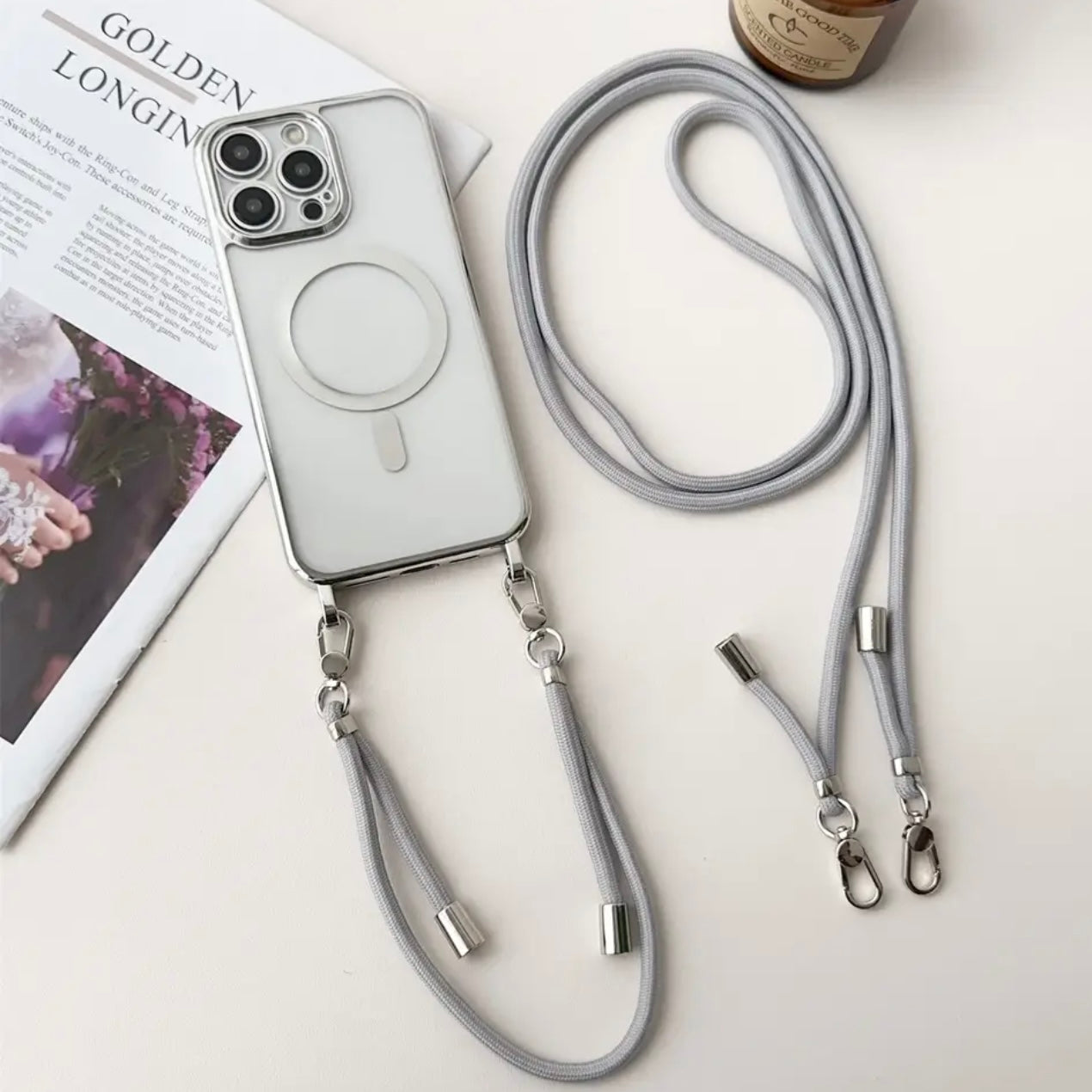 Chic and Style | iPhone Best MagSafe Shoulder Case - "Saint"