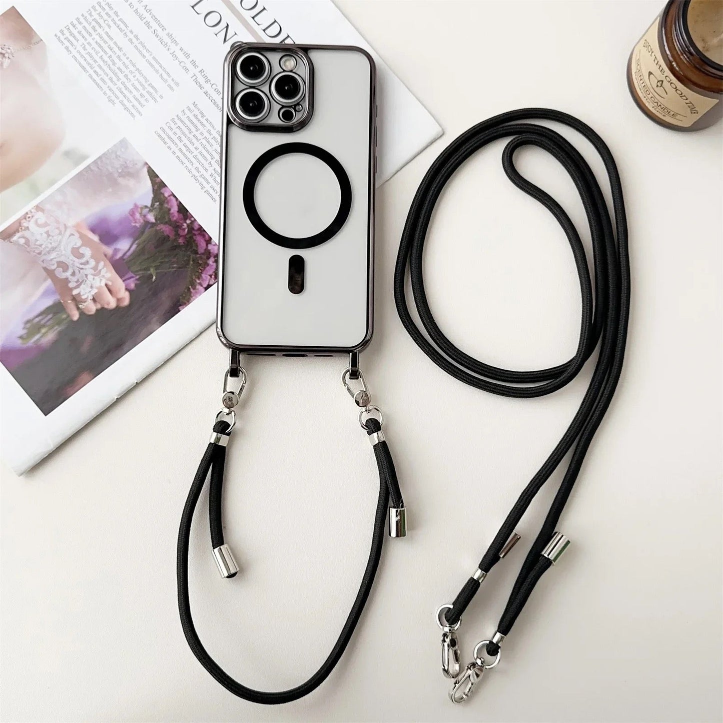 Chic and Style | iPhone Best MagSafe Shoulder Case - "Saint"