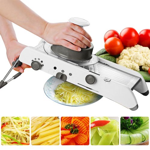 Chic und Stil | Mandolin Vegetable Slicer – Professional Grater with Adjustable 304 Stainless Steel Blades