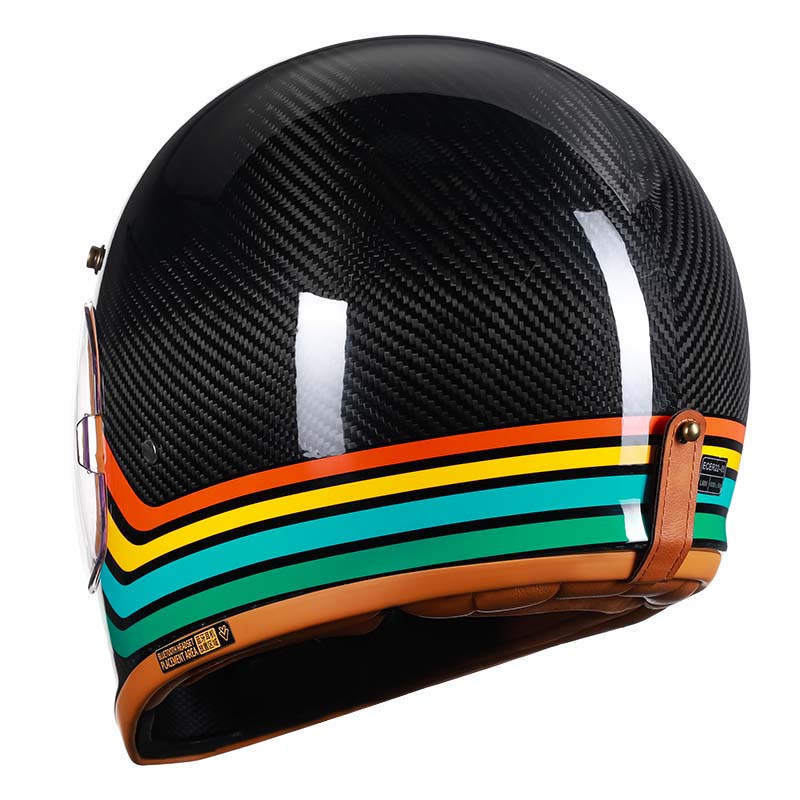 Casque de Moto Intégral en Fibre de Carbone | F389TS - ChicUndStil