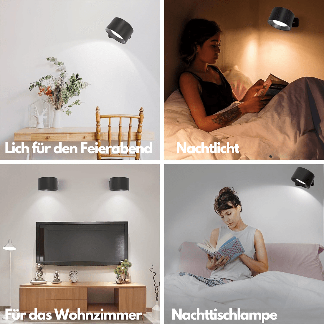 Chic and Stil | 360° rechargeable wireless wall lamp