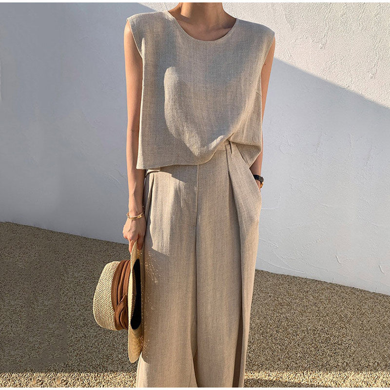 Chic and Style | Elegant linen summer set