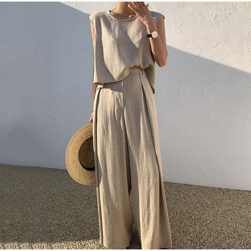 Chic and Style | Elegant linen summer set