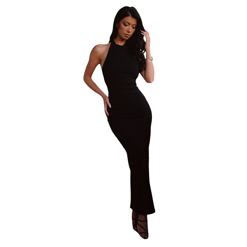Robe Maxi à Bretelles Ajustée pour Femmes Chic und Stil