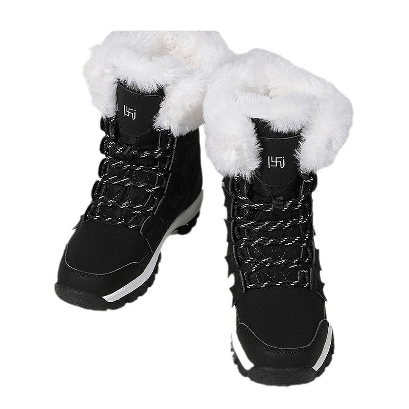 Bottes d'hiver pour femmes avec col en fausse fourrure isolante et semelle antidérapante Chic und Stil