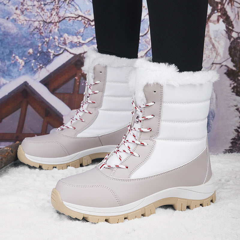 Bottes d'hiver pour femmes avec semelle antidérapante et doublure chaude Chic und Stil