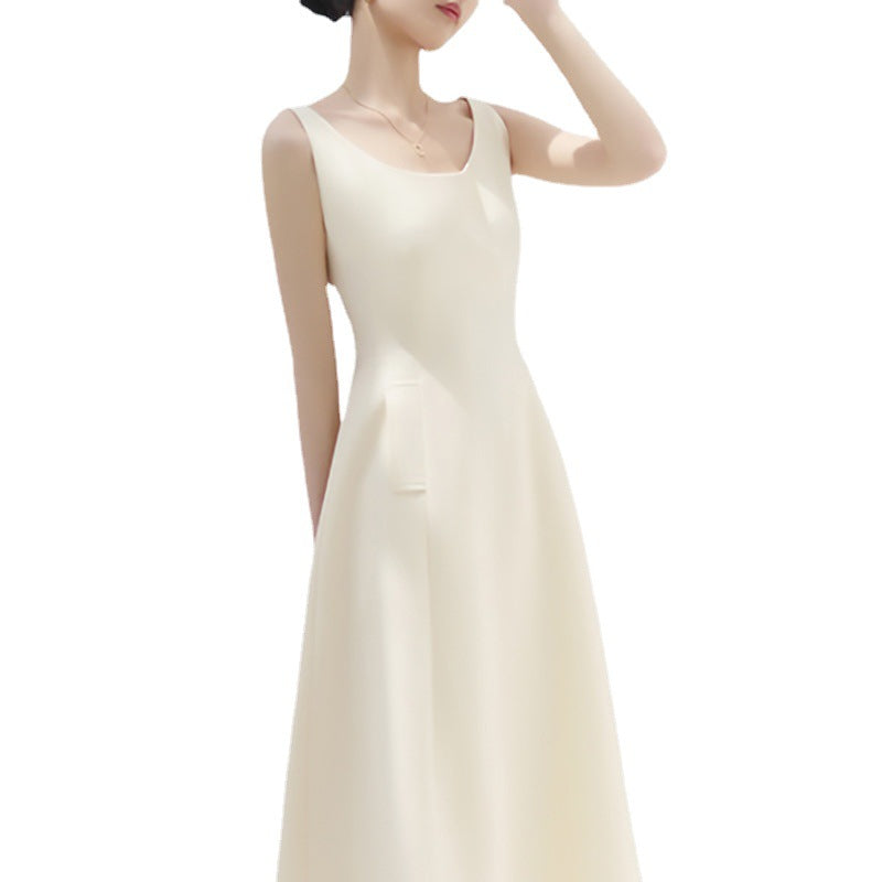 Robe midi femme en A avec silhouette classique Chic und Stil
