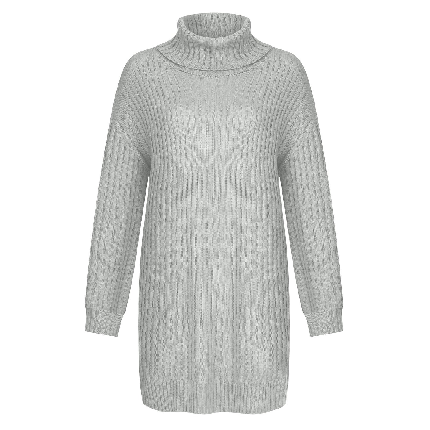 Pull-over à col roulé en grosse maille pour femmes, coupe décontractée Chic und Stil