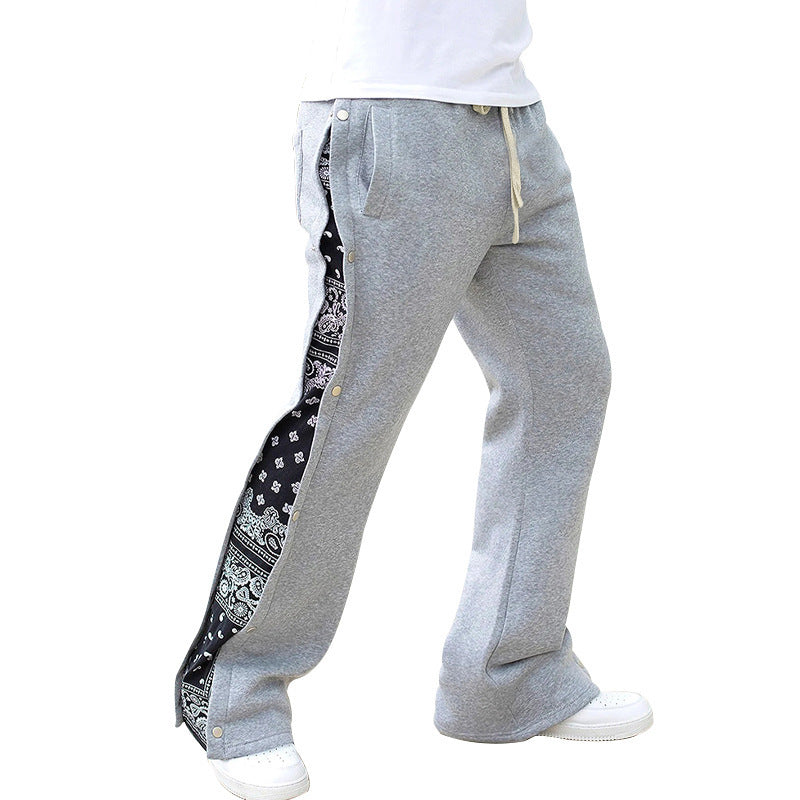 Pantalons décontractés pour hommes avec impression latérale Chic und Stil