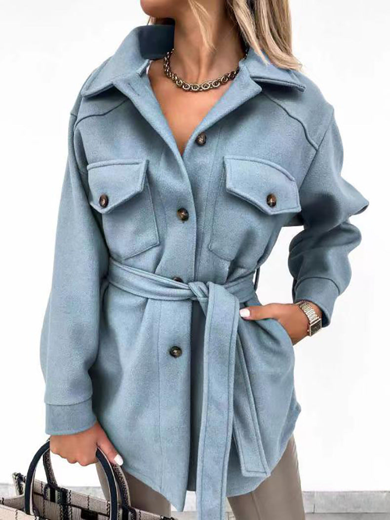 Veste utilitaire pour dames avec une ceinture tendance et des poches pratiques Chic und Stil