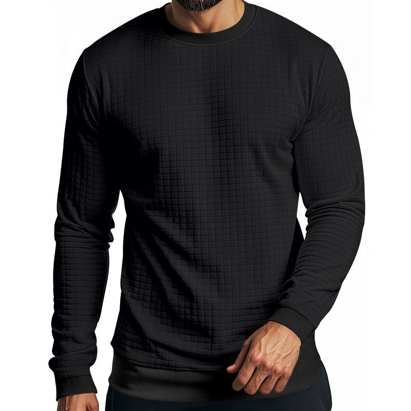Pull en tricot à la mode pour hommes avec matériau supérieur texturé Chic und Stil