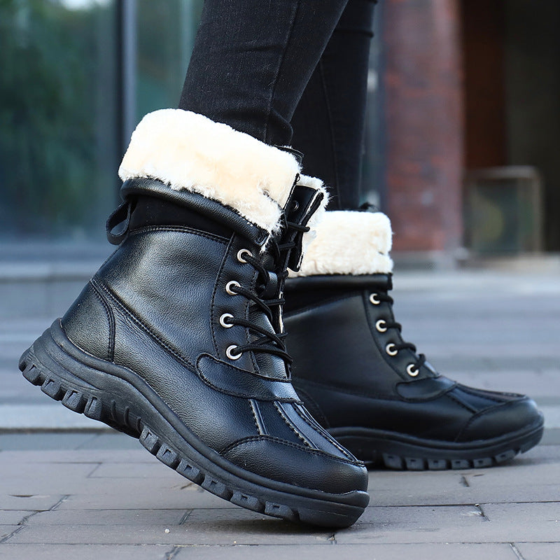 Bottes d'hiver pour femmes doublées avec semelle antidérapante et doublure isolante Chic und Stil