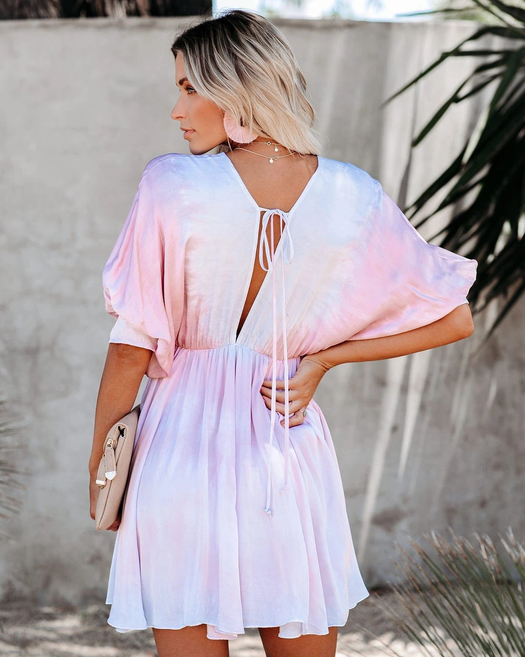 Robe mini batik fluide pour femmes Chic und Stil