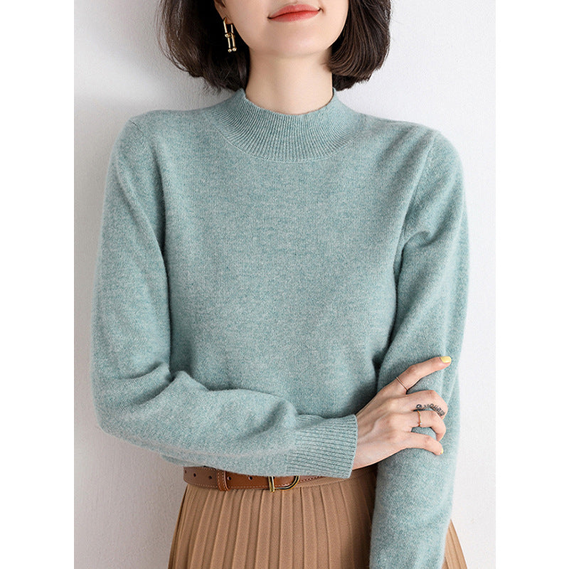 Women’s Soft Knit High-Neck Sweater Chic und Stil