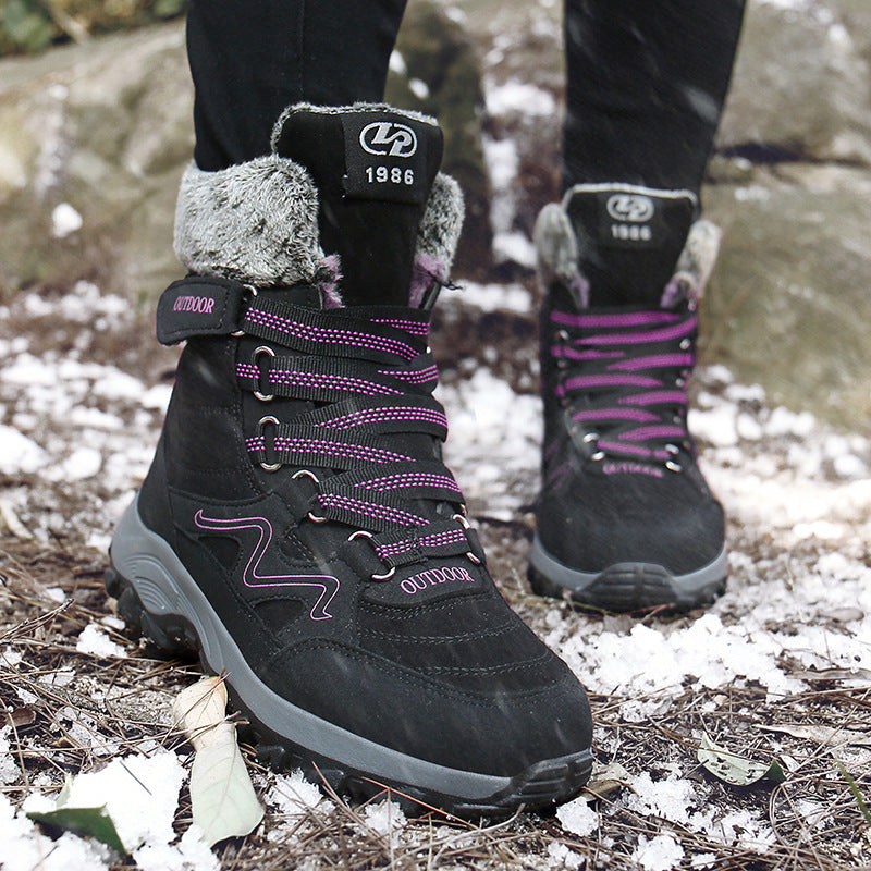Bottes d'hiver confortables pour femmes avec doublure isolante Chic und Stil