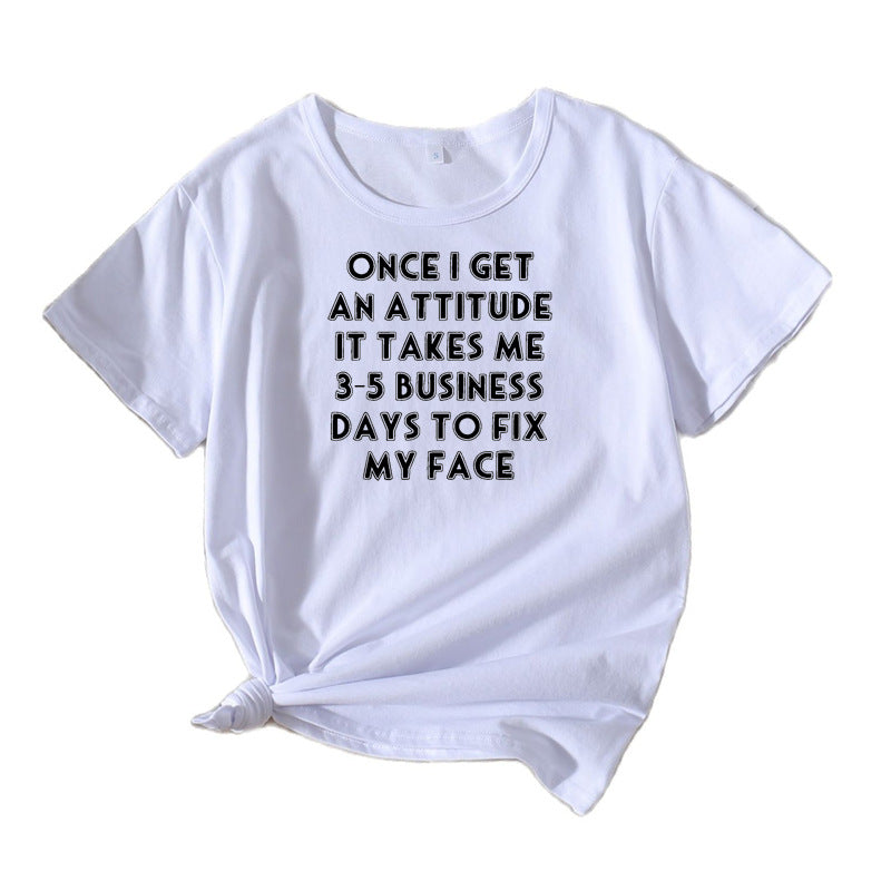 T-shirt graphique comédie pour femmes Chic und Stil 1751262432