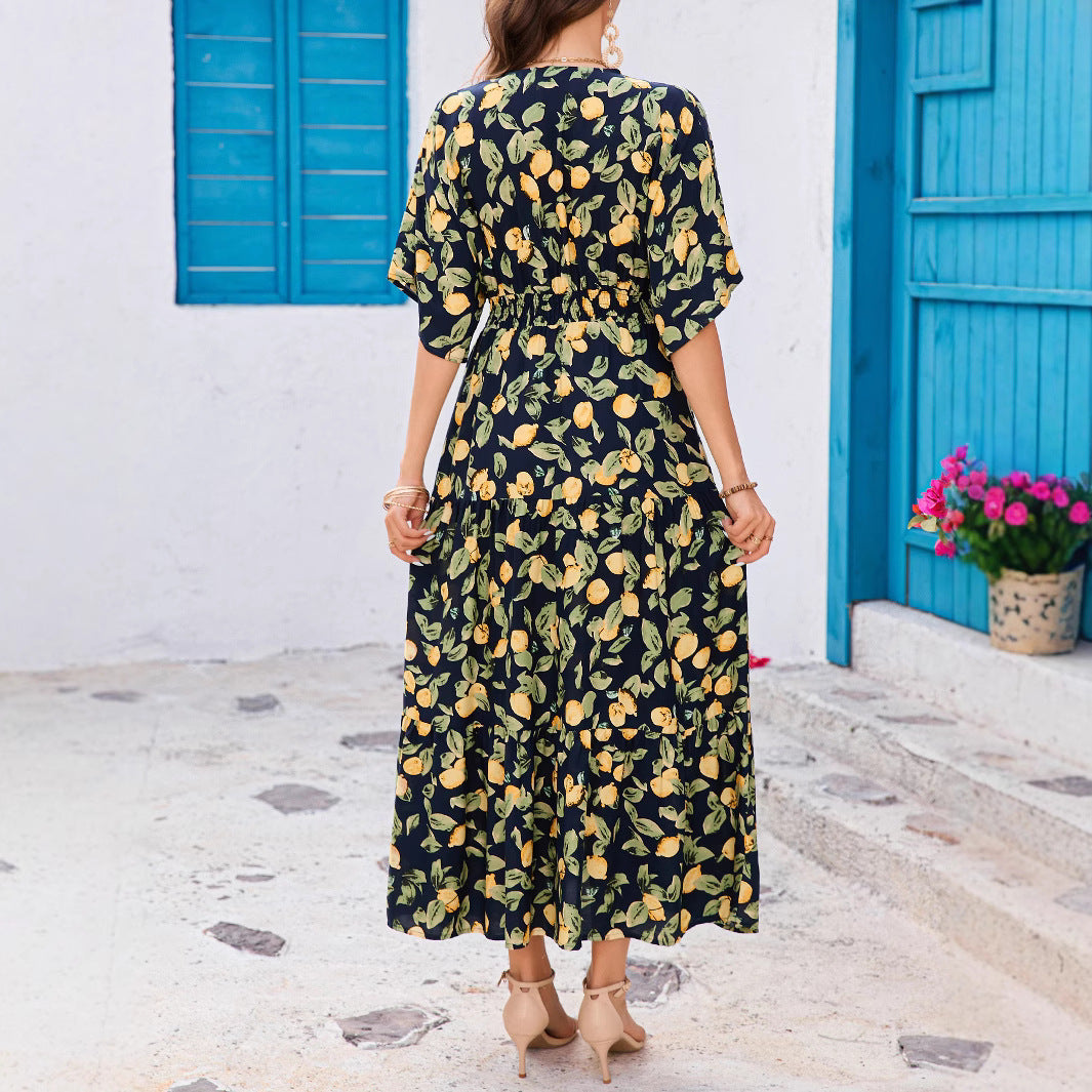 Robe maxi évasée pour femmes Chic und Stil