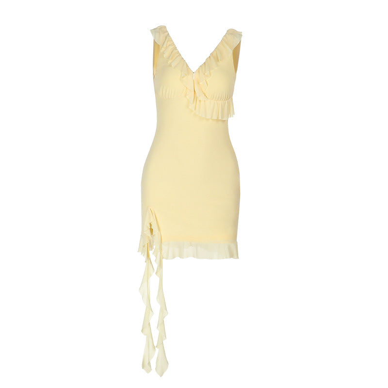 Robe mini à volants pour femmes Chic und Stil