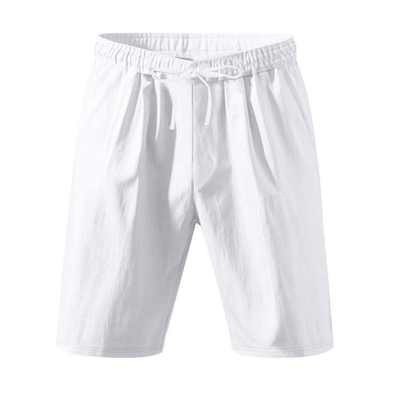 Shorts de loisirs pour hommes en matériau léger et respirant avec une taille élastique Chic und Stil