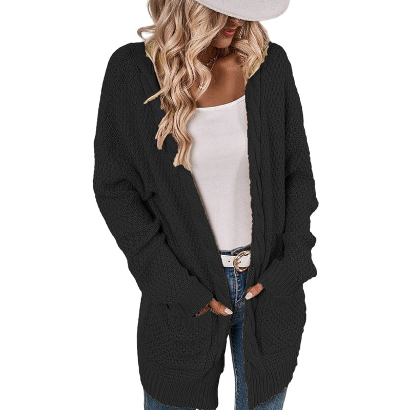 Cardigan décontracté pour femmes avec poches profondes et design froissé Chic und Stil