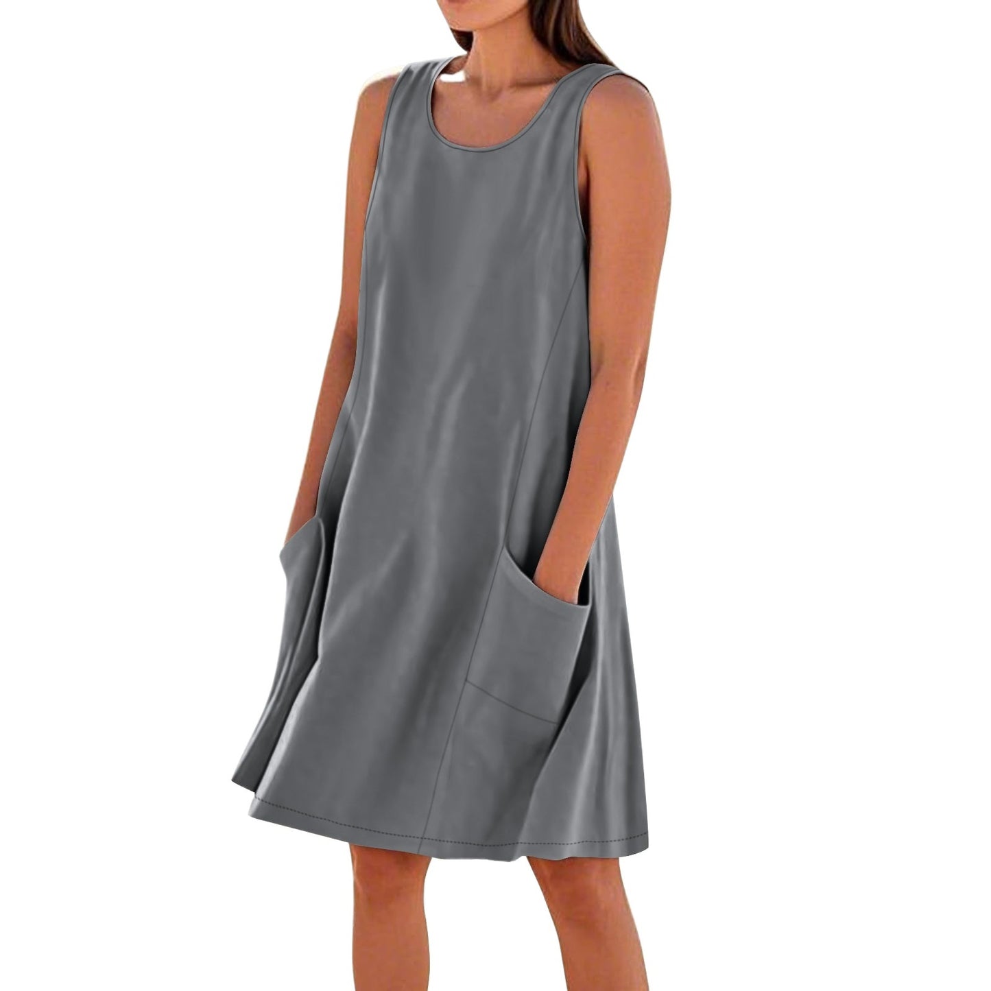 Robe shift sans manches Chic und Stil pour femmes