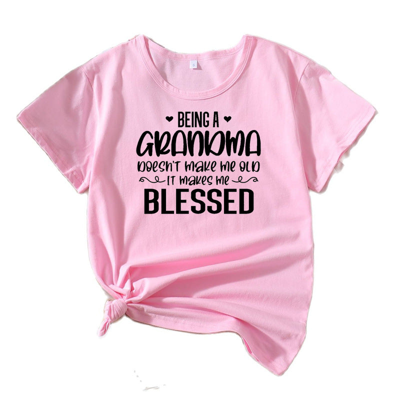 T-shirt graphique décontracté pour femmes Chic und Stil 1751262433