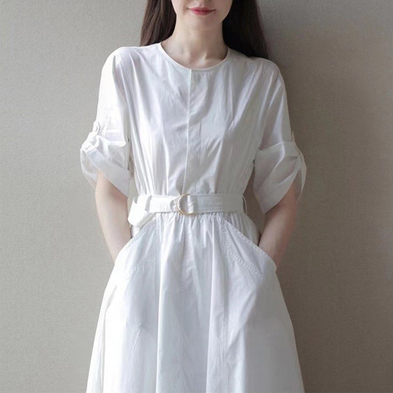 Robe chemise ceinturée tendance femme Chic und Stil