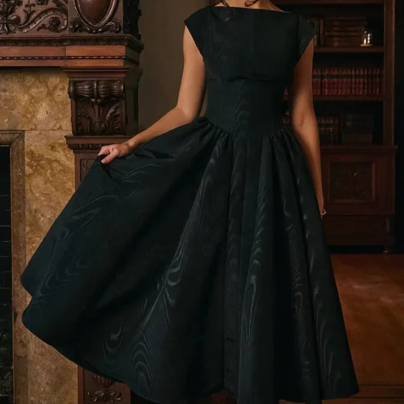 Robes Midi Élégantes pour Femmes avec Jupe Flottante Chic & Stil